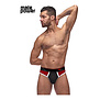 Panel Thong - L/XL - Zwart/Rood