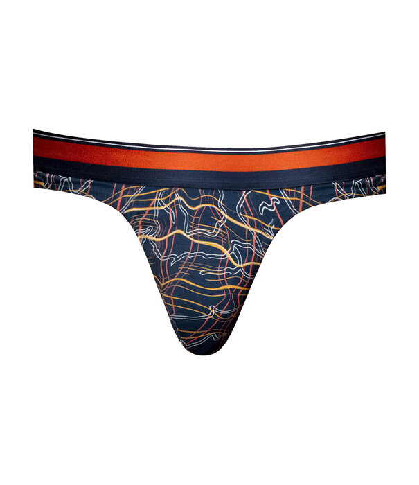 Male Power Tanga - L/XL - Marine Marmer