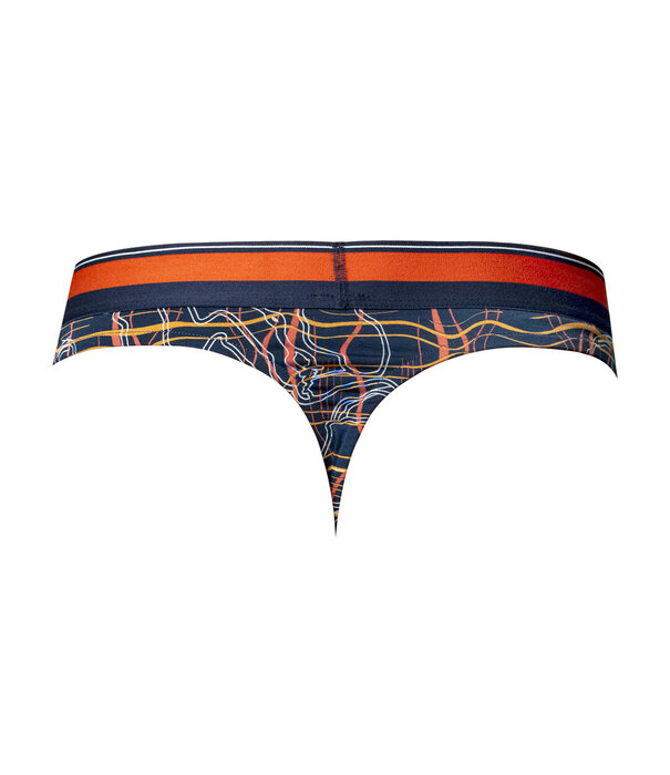 Male Power Tanga - L/XL - Marine Marmer