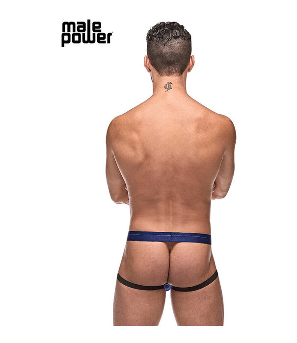 Male Power Jock Ring - L/XL - Marineblauw