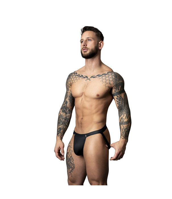 Male Power Snap Off Jock - L/XL - Zwart