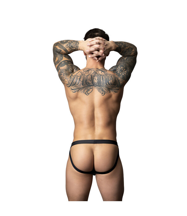 Male Power Snap Off Jock - L/XL - Zwart