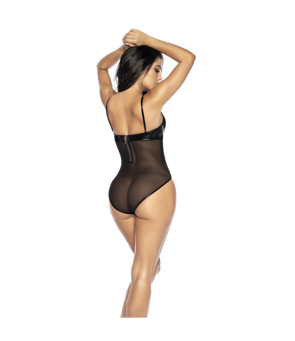 Mapalé Bodysuit - S - Glanzend Zwart