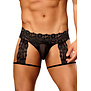 G-String Garter Short - S/M - Zwart