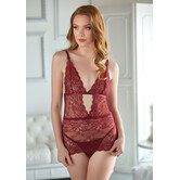 Kant Chemise met G-String - S/M