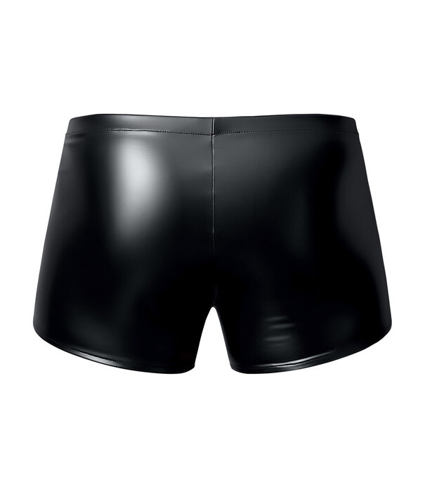 Male Power Wetlook Pouch Short - XL - Zwart