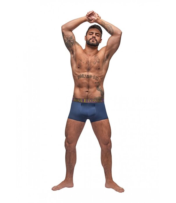 Male Power Enhancer Kort - L - Antiek Blauw