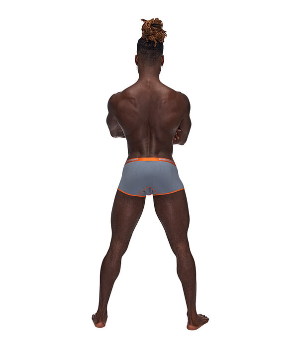 Male Power Uplift Mini Short - S - Grijs