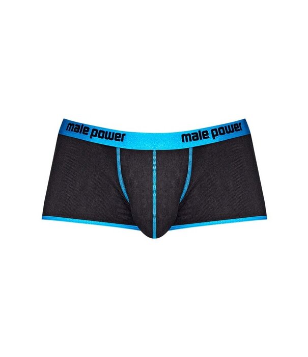 Male Power Uplift Mini Short - S - Zwart