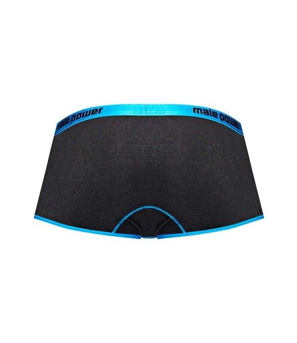 Male Power Uplift Mini Short - S - Zwart