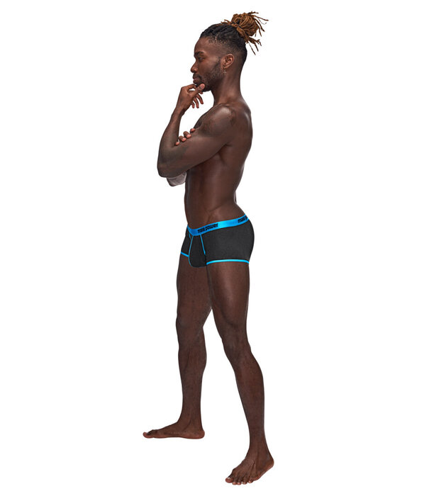 Male Power Uplift Mini Short - L - Zwart