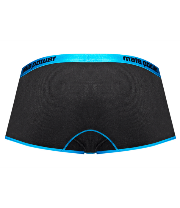 Male Power Uplift Mini Short - L - Zwart