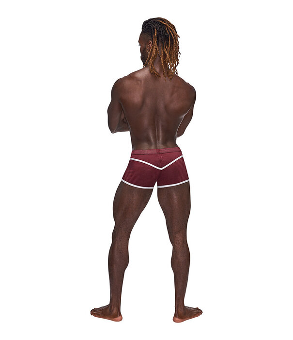 Male Power Mini Short - M - Bordeauxtint