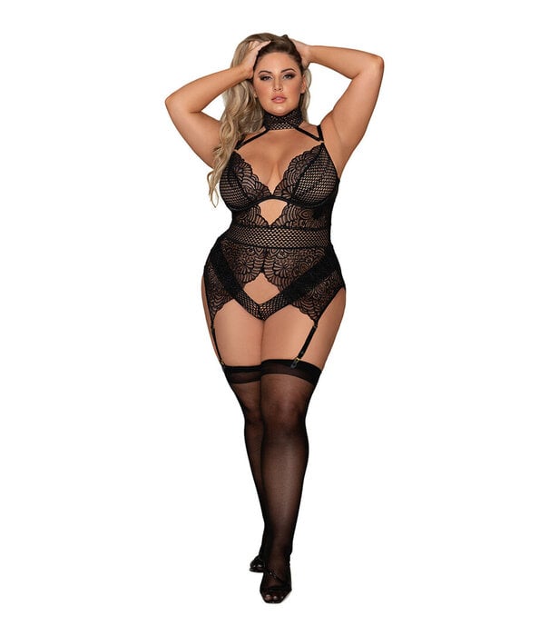 Dreamgirl Kant Garter Teddy - 3X