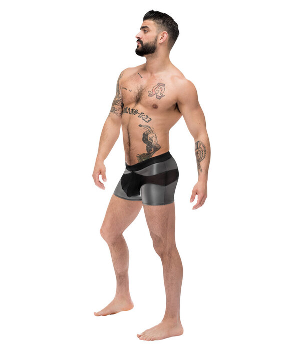 Male Power Shorts - M - Grijs