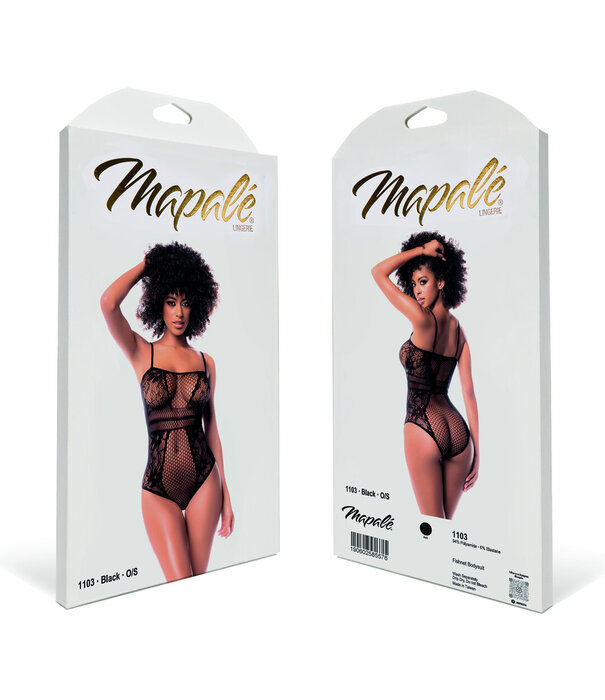 Mapalé Visnet Bodysuit - One Size - Zwart