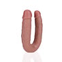 U Vormige Dubbele Dildo 5 / 12,7 cm - Vlees
