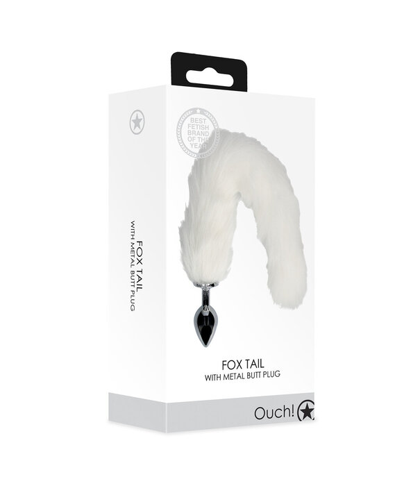 Ouch! by Shots Vossenstaart met metalen buttplug