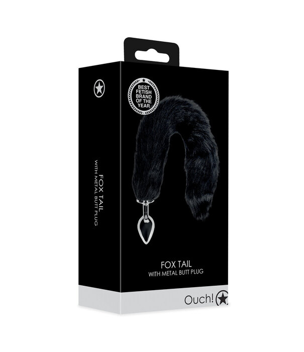 Ouch! by Shots Vossenstaart met metalen buttplug