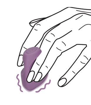 Vinger Vibrator - Mystic Paars