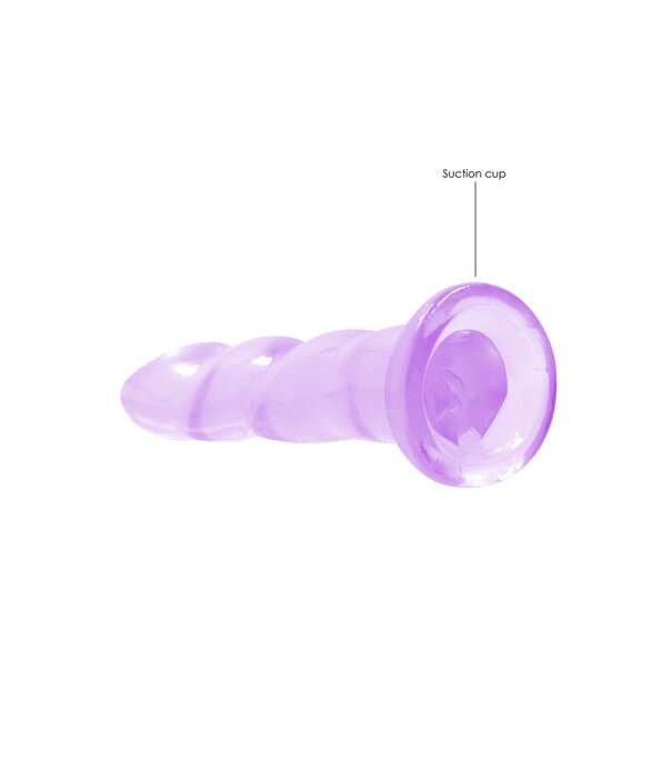 RealRock by Shots Niet-realistische Dildo met Zuignap - 7 / 17 cm