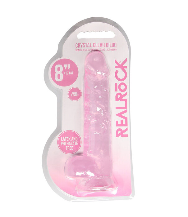 RealRock by Shots Realistische Dildo met Ballen - 8 / 21 cm