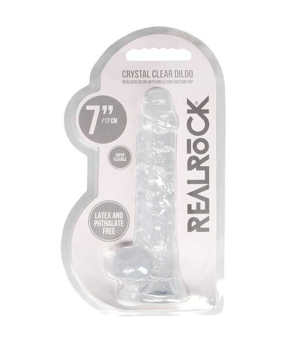 RealRock by Shots Realistische Dildo met Ballen - 7 / 18 cm