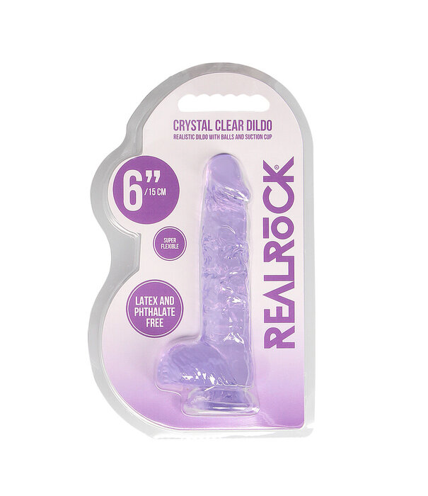 RealRock by Shots Realistische Dildo met Ballen - 6 / 15 cm