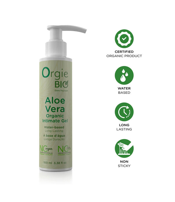 Orgie Bio Aloe Vera - Intiem Gel - 3 fl oz / 100 ml