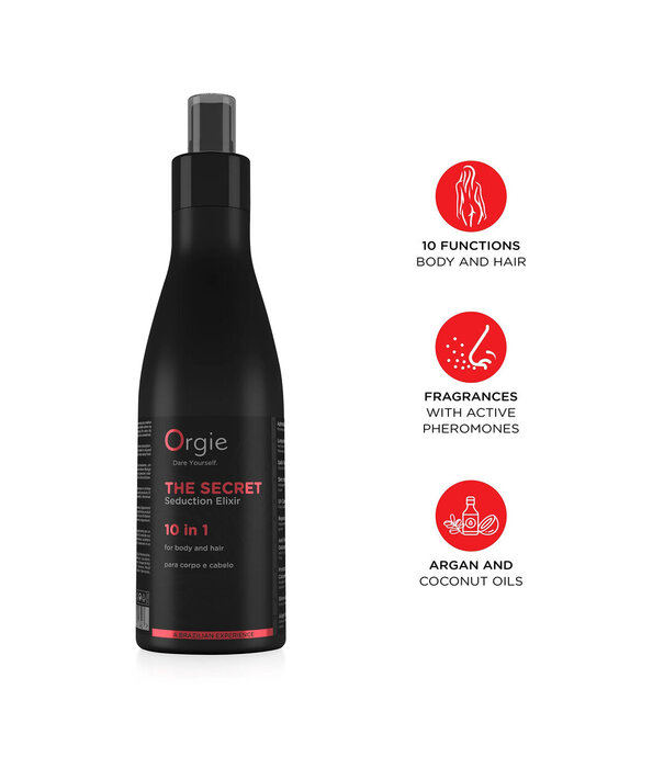 Orgie De Secret Seduction Elixir - Huid- en Haarlotion met Pheromonen - 7 fl oz / 200 ml