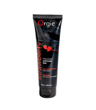 Lube Tube Aardbei - Waterbased Lubricant - 3 fl oz / 100 ml