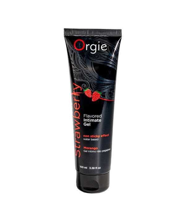 Orgie Lube Tube Aardbei - Waterbased Lubricant - 3 fl oz / 100 ml