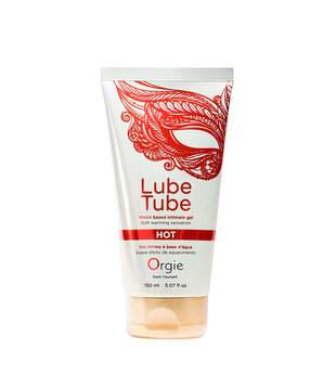 Lube Tube Hot - Waterbased Lubricant met een Warming Effect - 5 fl oz / 150 ml