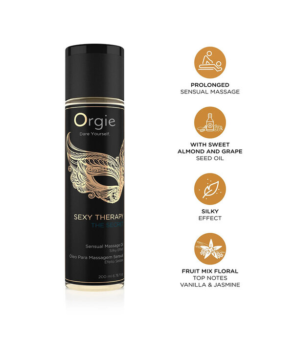 Orgie Sexy Therapy The Secret - Massage Olie - 7 fl oz / 200 ml