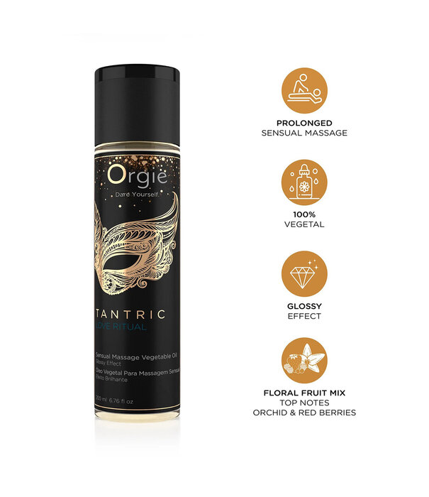 Orgie Tantrische Liefdesritueel - Shining Effect Massageolie - 7 fl oz / 200 ml
