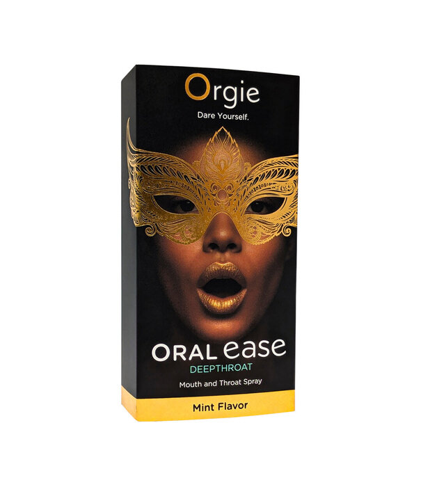 Orgie Oral Ease Deepthroat - Mond- en Keelspray - Munt Smaak - 0,5 fl oz / 15 ml