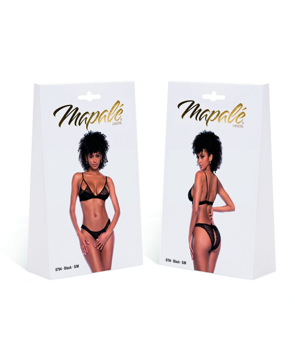 Mapalé Twee-delige set - S/M - Zwart