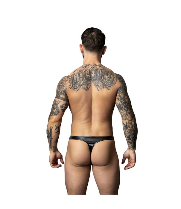 Male Power Wetlook Bong Thong - S/M - Zwart