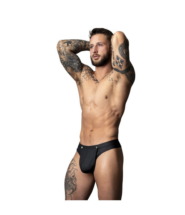 Male Power Snap Off Tanga - L/XL - Zwart