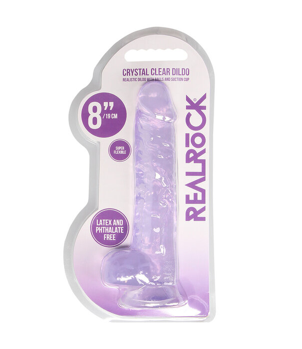 RealRock by Shots Realistische Dildo met Ballen - 8 / 21 cm