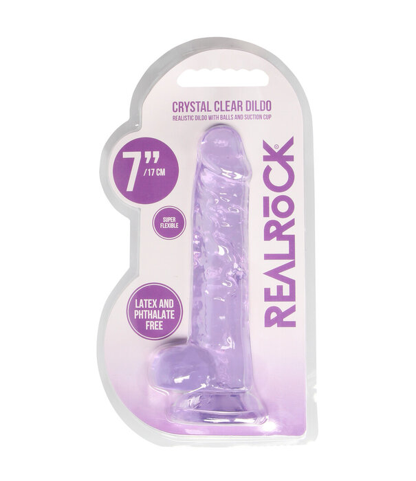 RealRock by Shots Realistische Dildo met Ballen - 7 / 18 cm