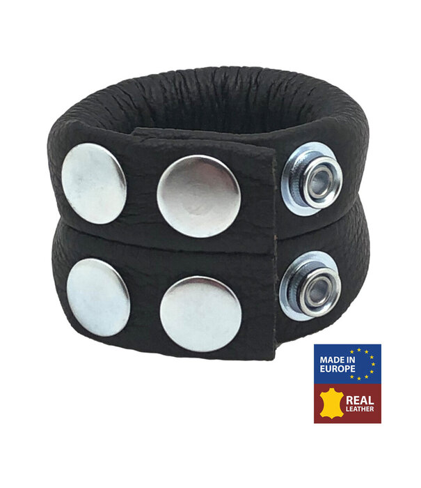 Red Leather Verstelbare Leren Ballstretcher 140 gr - Zwart
