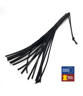 Martinet met Leren Touwen - 43 cm - Zwart