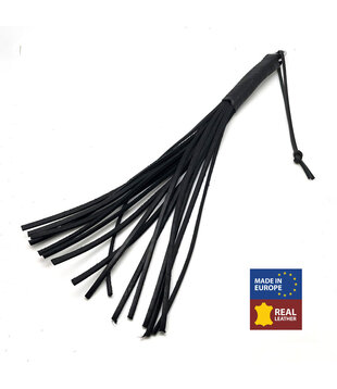 Martinet met Leren Touwen - 43 cm - Zwart