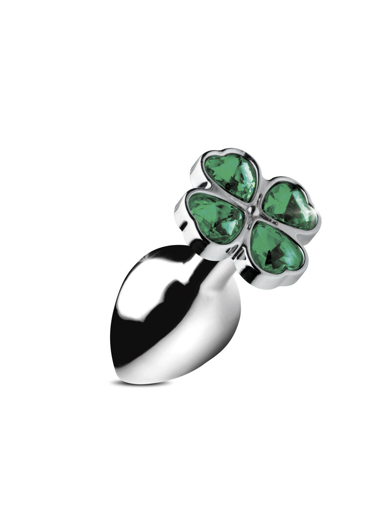 Lucky Clover Gem - Butt Plug - Klein