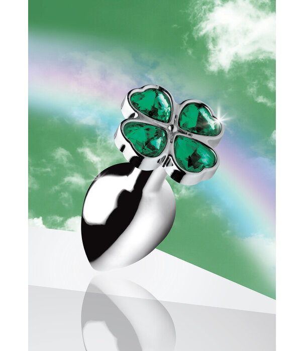 Lucky Clover Gem - Butt Plug - Klein