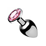 Roze edelsteen - Butt Plug - Groot