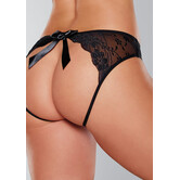 Open panty met mesh voorkant - One size
