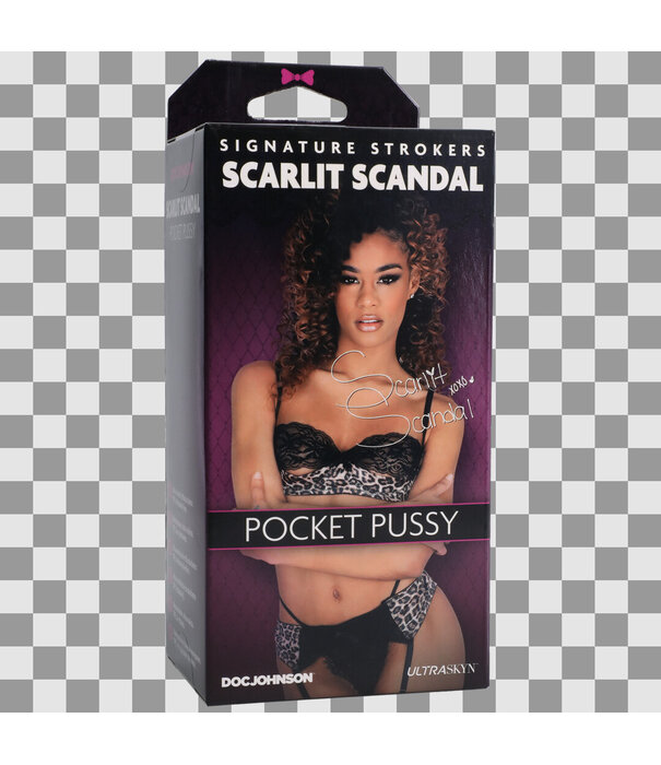 Doc Johnson Scarlit Scandal - ULTRASKYN Pussy Masturbator - Caramel