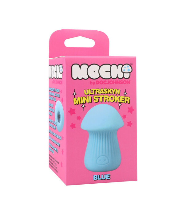 Doc Johnson Paddenstoel Stroker - ULTRASKYN Mini Stroker - Blauw